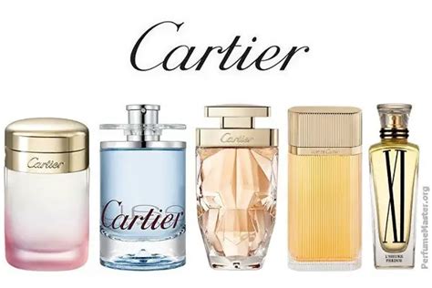 Cartier perfume collection